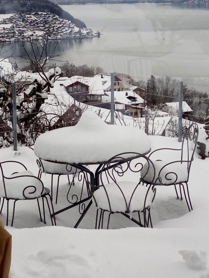 Krattigen Moderne Unterkunft Mit Panoramablick Auf Thunersee מראה חיצוני תמונה