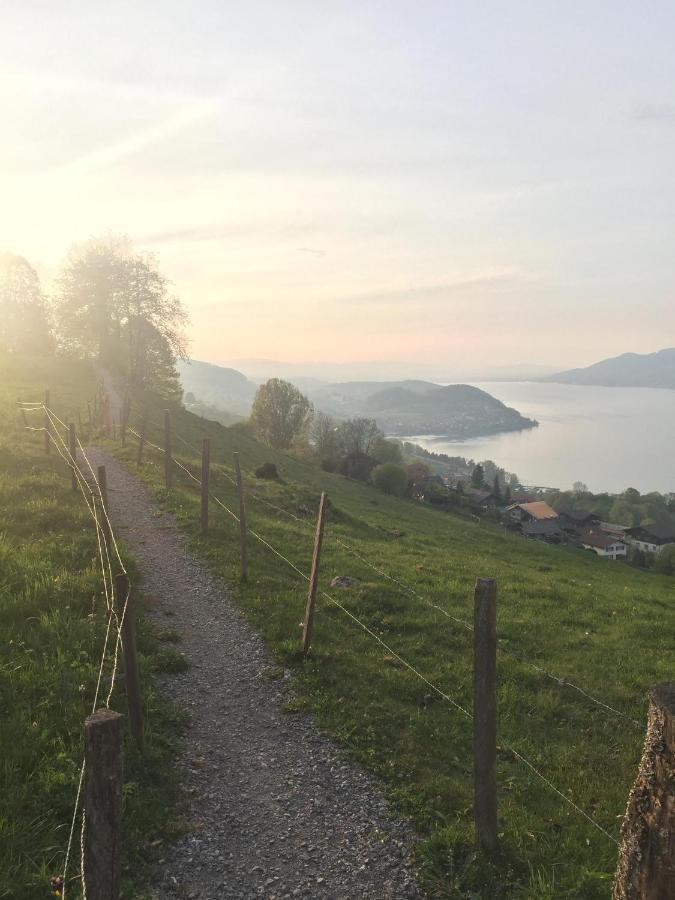 Krattigen Moderne Unterkunft Mit Panoramablick Auf Thunersee מראה חיצוני תמונה